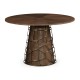 Circular Natural Walnut Dining Table 48