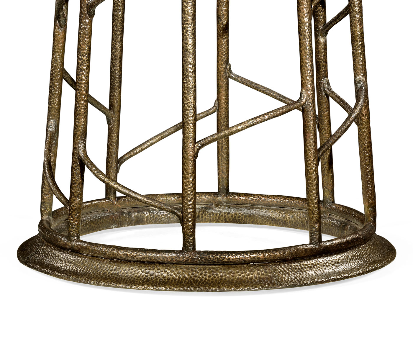 Circular Natural Walnut Continental Table