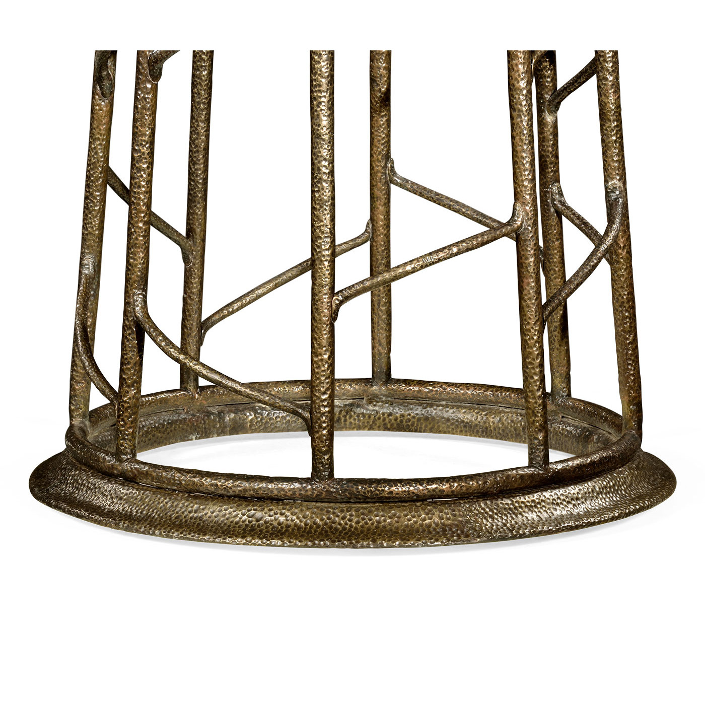 Circular Natural Walnut Continental Table