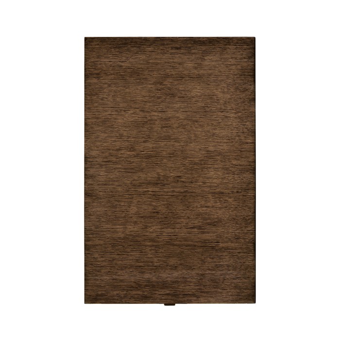 Square Natural Walnut Bedside Table
