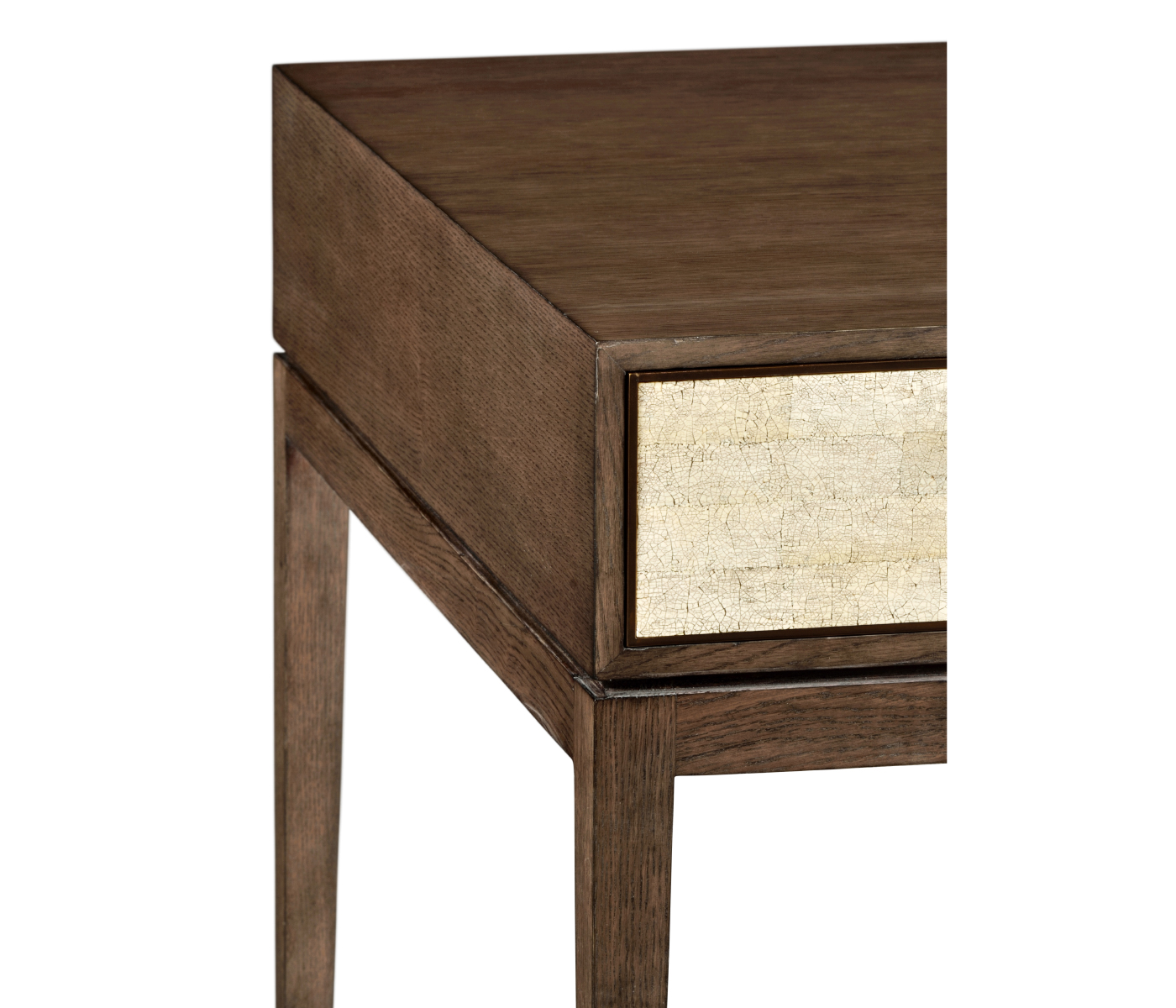 Square Natural Walnut Bedside Table