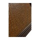 Bergere Brown Rattan Matte Sides & Back Occasional Chair