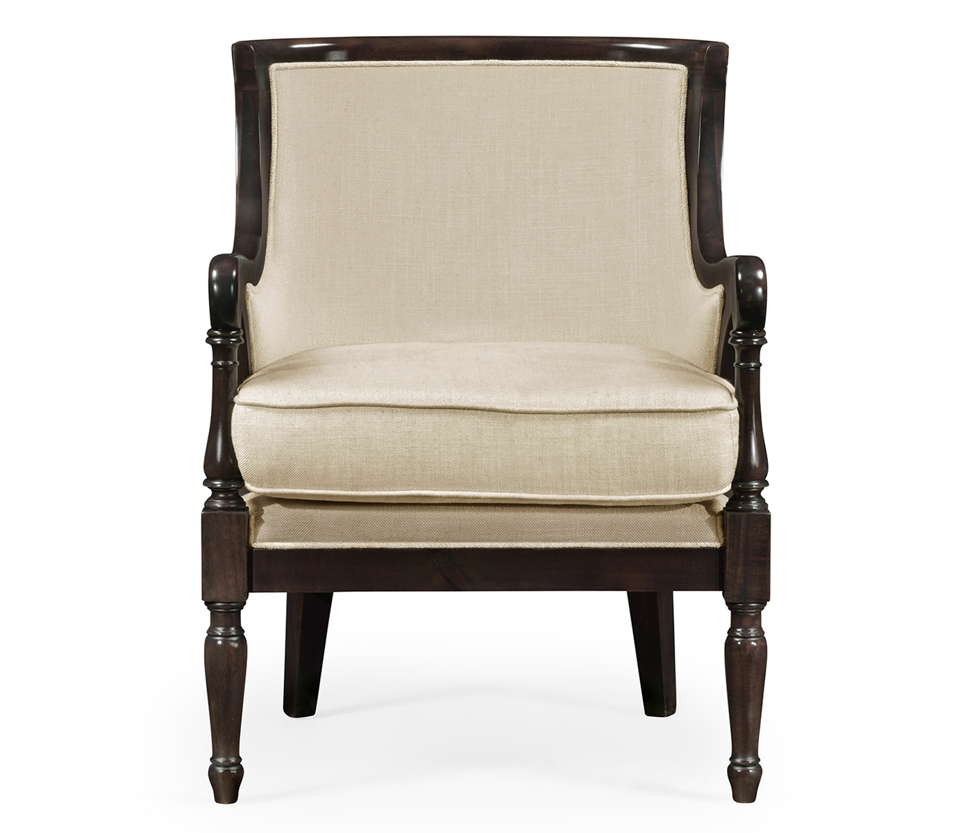 Langkawi Curved Rattan Back Occasional Chair