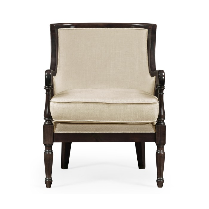 Langkawi Curved Rattan Back Occasional Chair