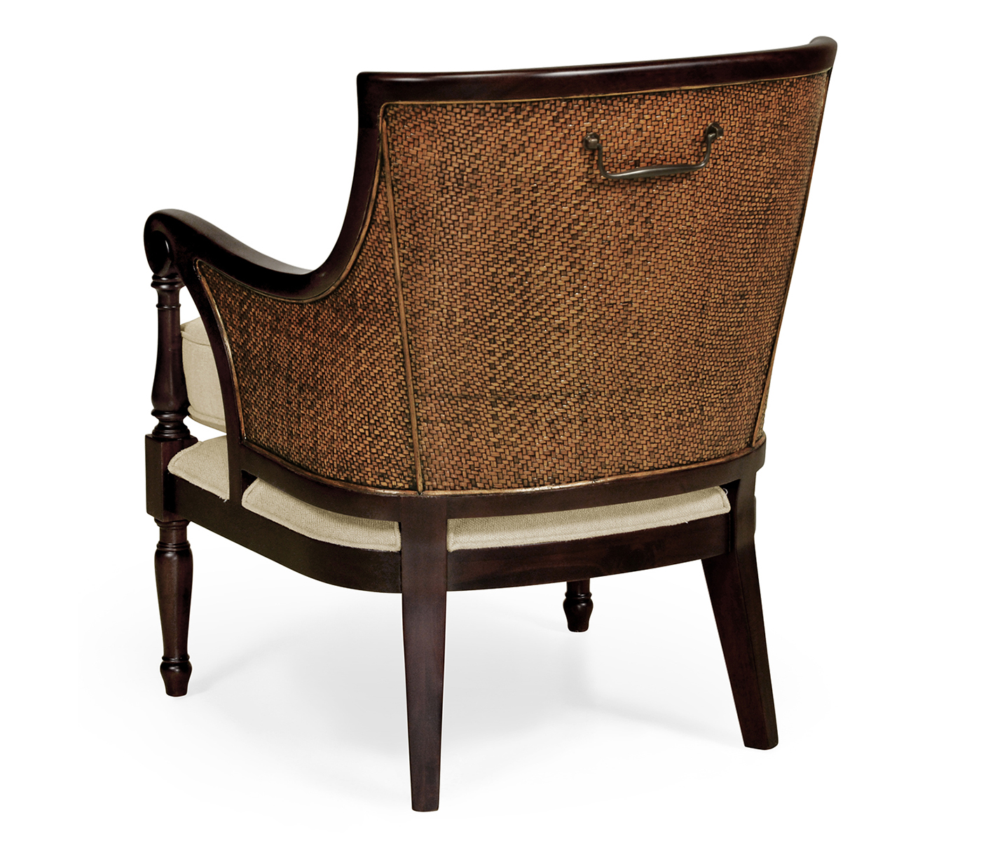 Langkawi Curved Rattan Back Occasional Chair