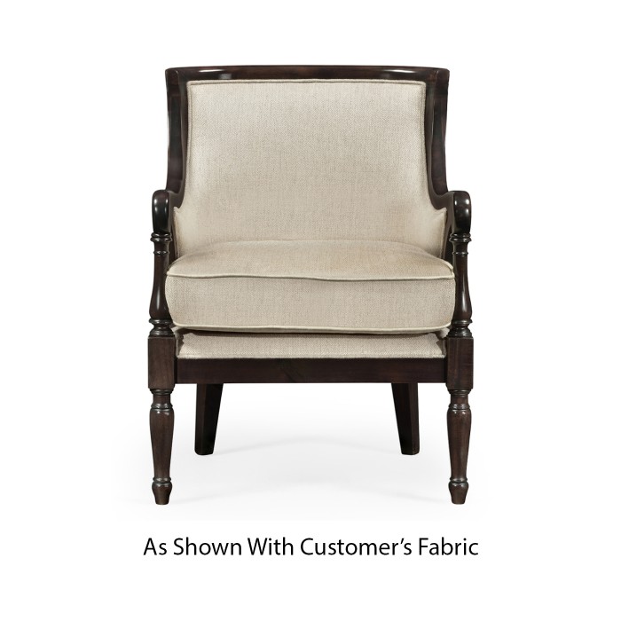 Langkawi Curved Rattan Back Occasional Chair