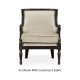 Langkawi Curved Rattan Back Occasional Chair