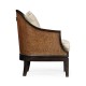 Rouded Langkawi Rattan Back Dining Chair
