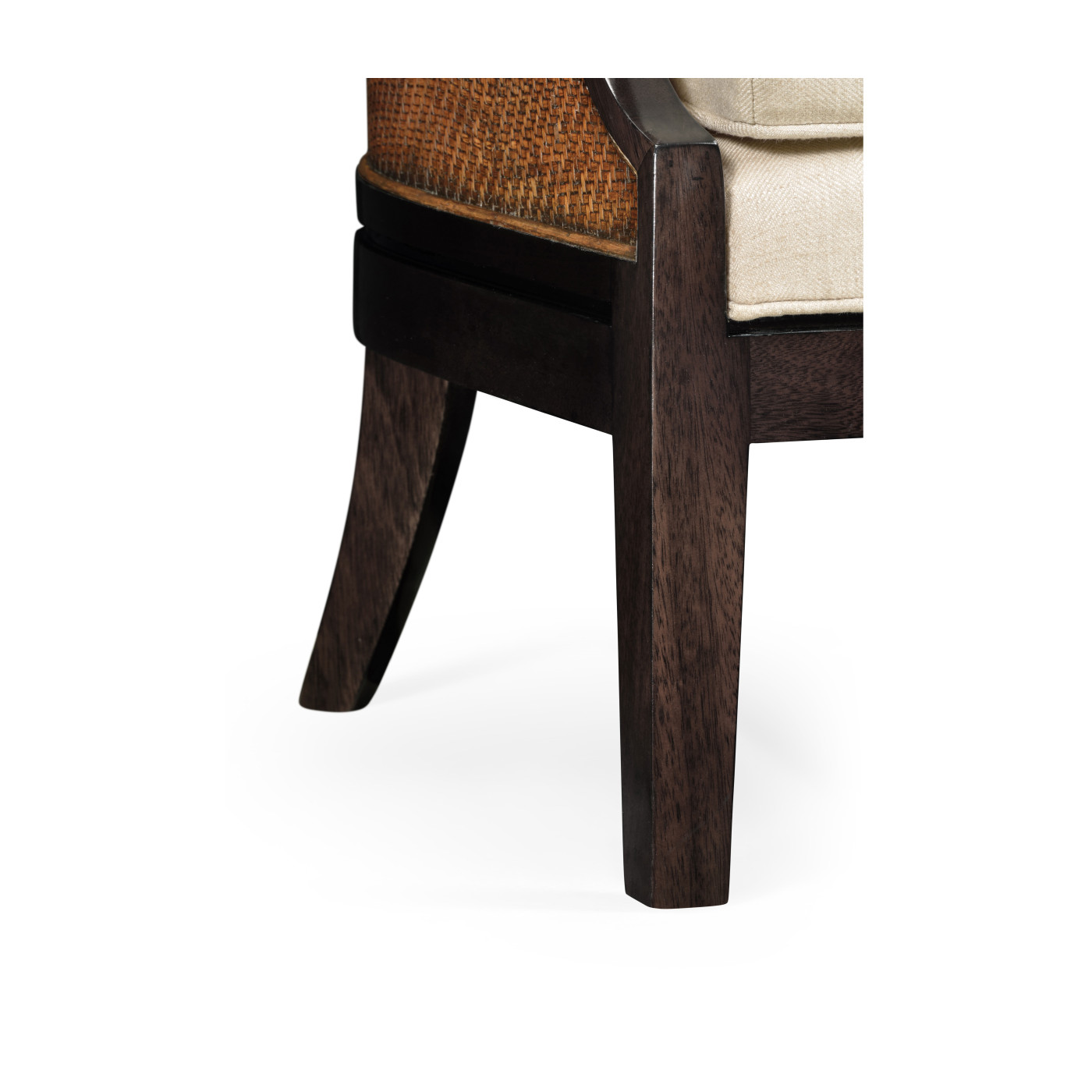Rouded Langkawi Rattan Back Dining Chair