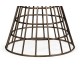 Round Geometric Antique Brass Centre Table with a Grey Marble Top 25