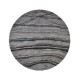 Round Geometric Antique Brass Centre Table with a Grey Marble Top 25