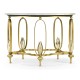 Gilded Centre Table with Green Marble Top