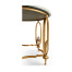 Gilded Centre Table with Green Marble Top