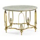 Gilded Centre Table with Green Marble Top