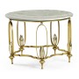 Gilded Centre Table with Green Marble Top
