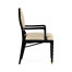 Black Barleytwist Dining Arm Chair