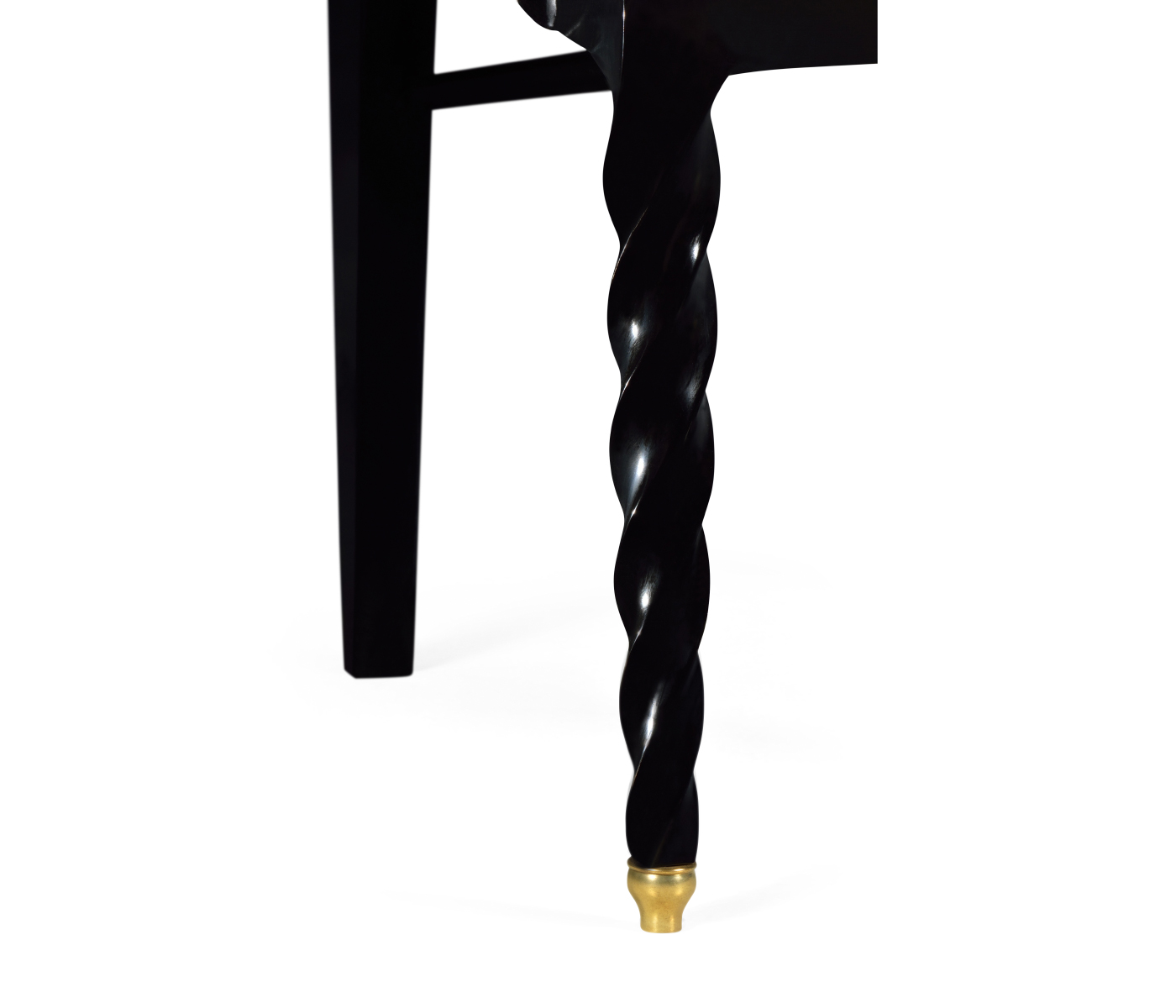 Black Barleytwist Dining Arm Chair