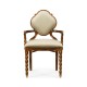 Walnut Barleytwist Dining Arm Chair
