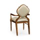 Walnut Barleytwist Dining Arm Chair