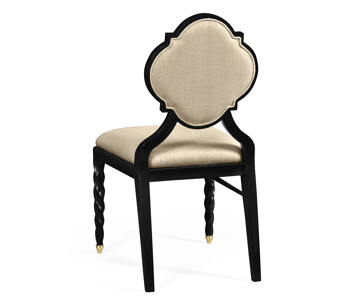 Black Barleytwist Dining Side Chair