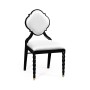 Black Barleytwist Dining Side Chair