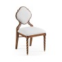 Walnut Barleytwist Dining Side Chair