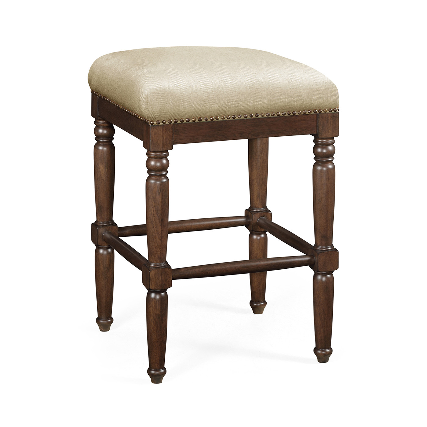 Square Langkawi Walnut Bar Stool