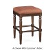 Square Langkawi Walnut Bar Stool