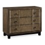 Mocha Brown Chestnut Chest of Drawers