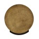 Round Oak with Large Oyster Side Table