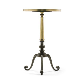 Anitque Brass End Table