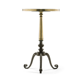 Anitque Brass End Table
