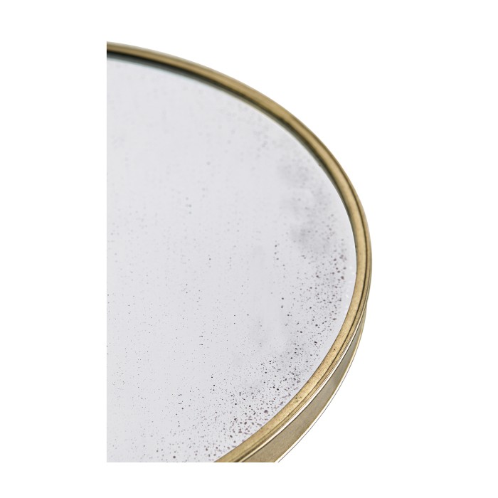Anitque Brass End Table