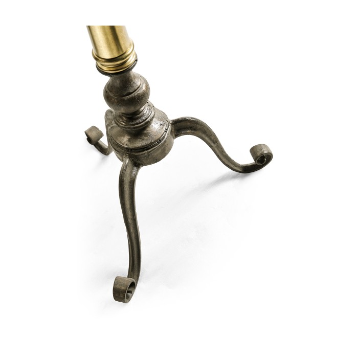 Anitque Brass End Table