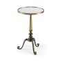 Anitque Brass End Table