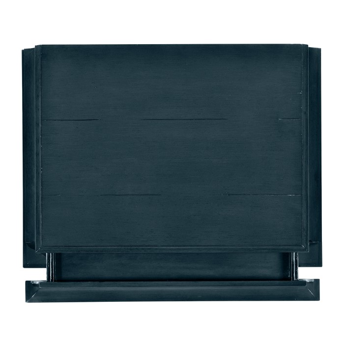 Small Antique Blue Oak Chest of Drawers