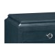 Small Antique Blue Oak Chest of Drawers
