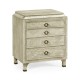 Small Greyed Oak Chest of Drawers