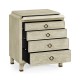 Small Greyed Oak Chest of Drawers