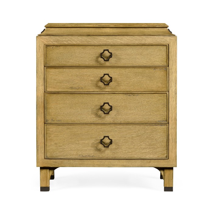 Small Natural Oak Chest of Drawers