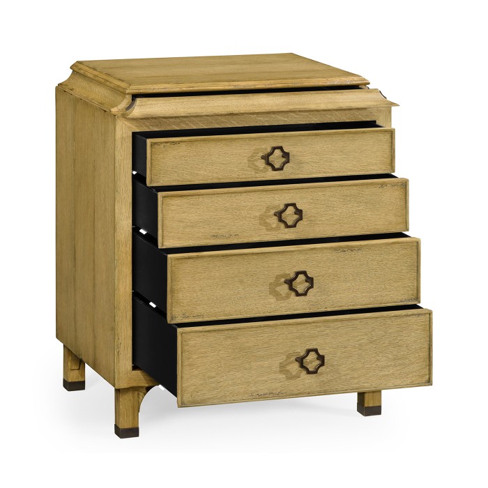 Small Natural Oak Chest of Drawers