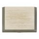 Pewter Oak Nightstand with Marble Top