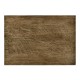 Rectangular Cut-Out Oak End Table
