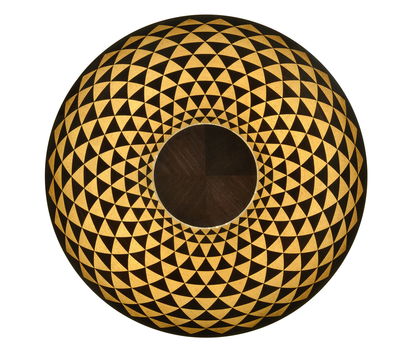 Helical Wine Table with Tripod Base