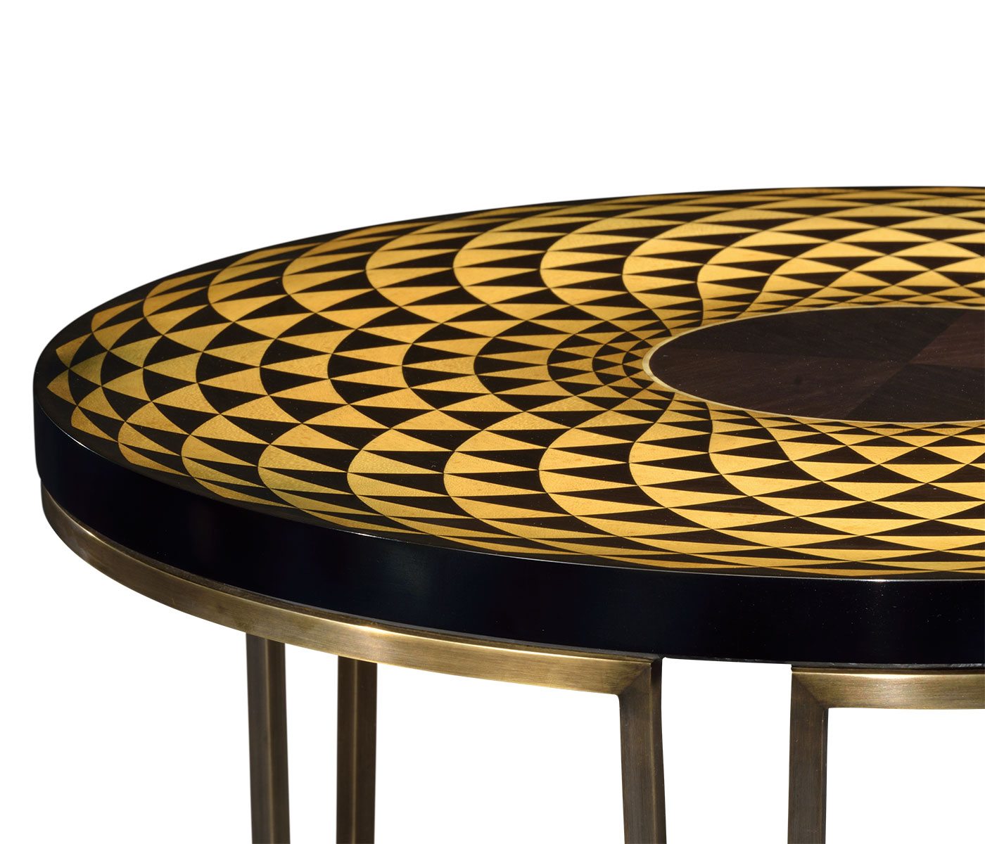 Helical Round Lamp Table