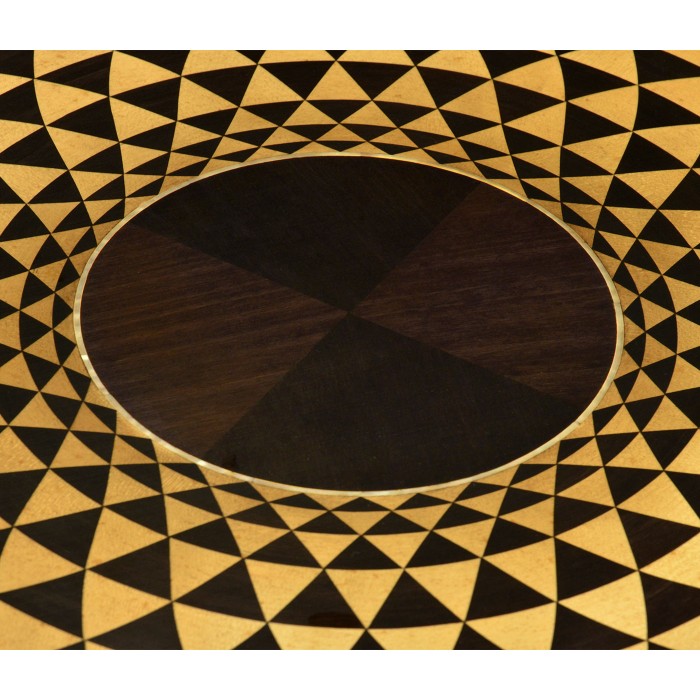 Helical Round Lamp Table