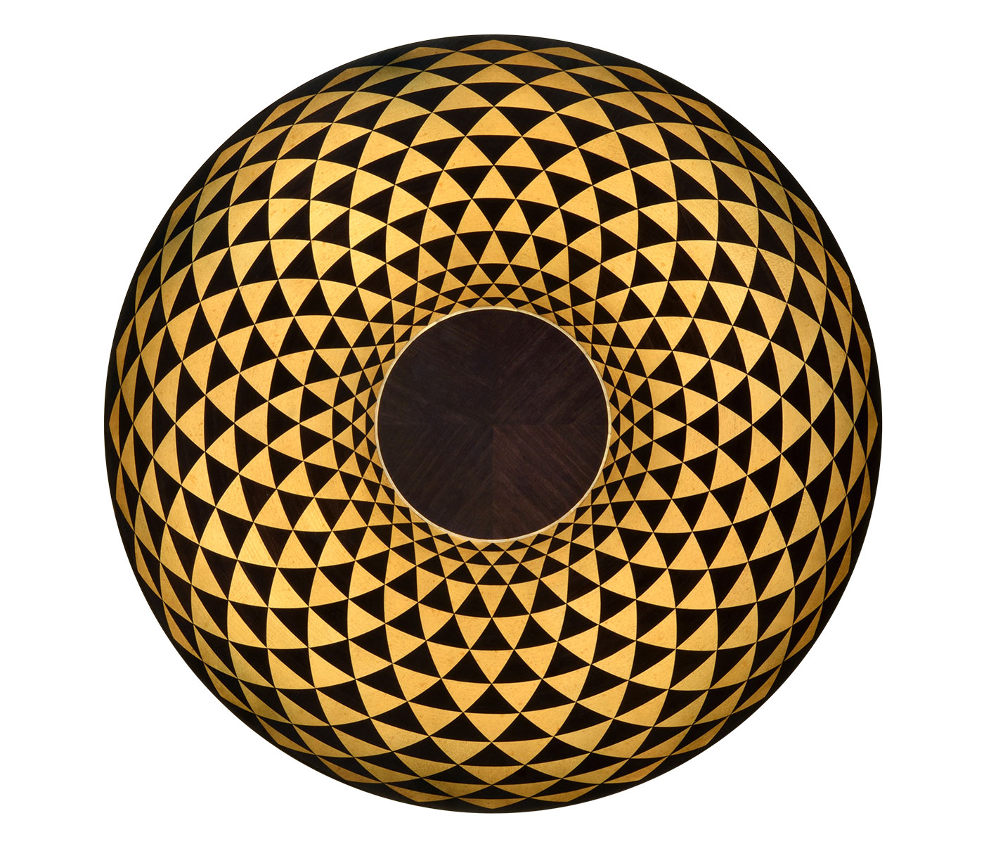 Helical Round Lamp Table