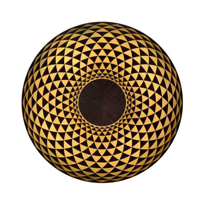 Helical Round Lamp Table