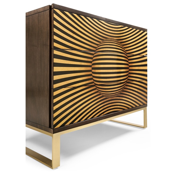 3D Op Art Chest of Drawers