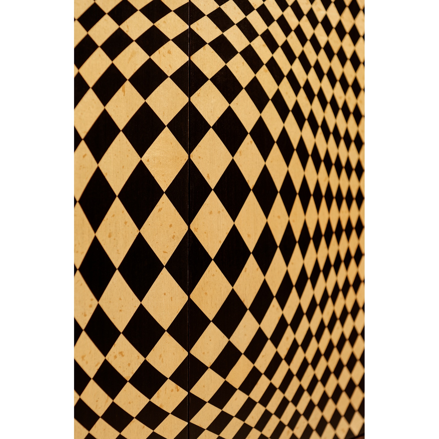 3D Op Art TV Entertainment Unit